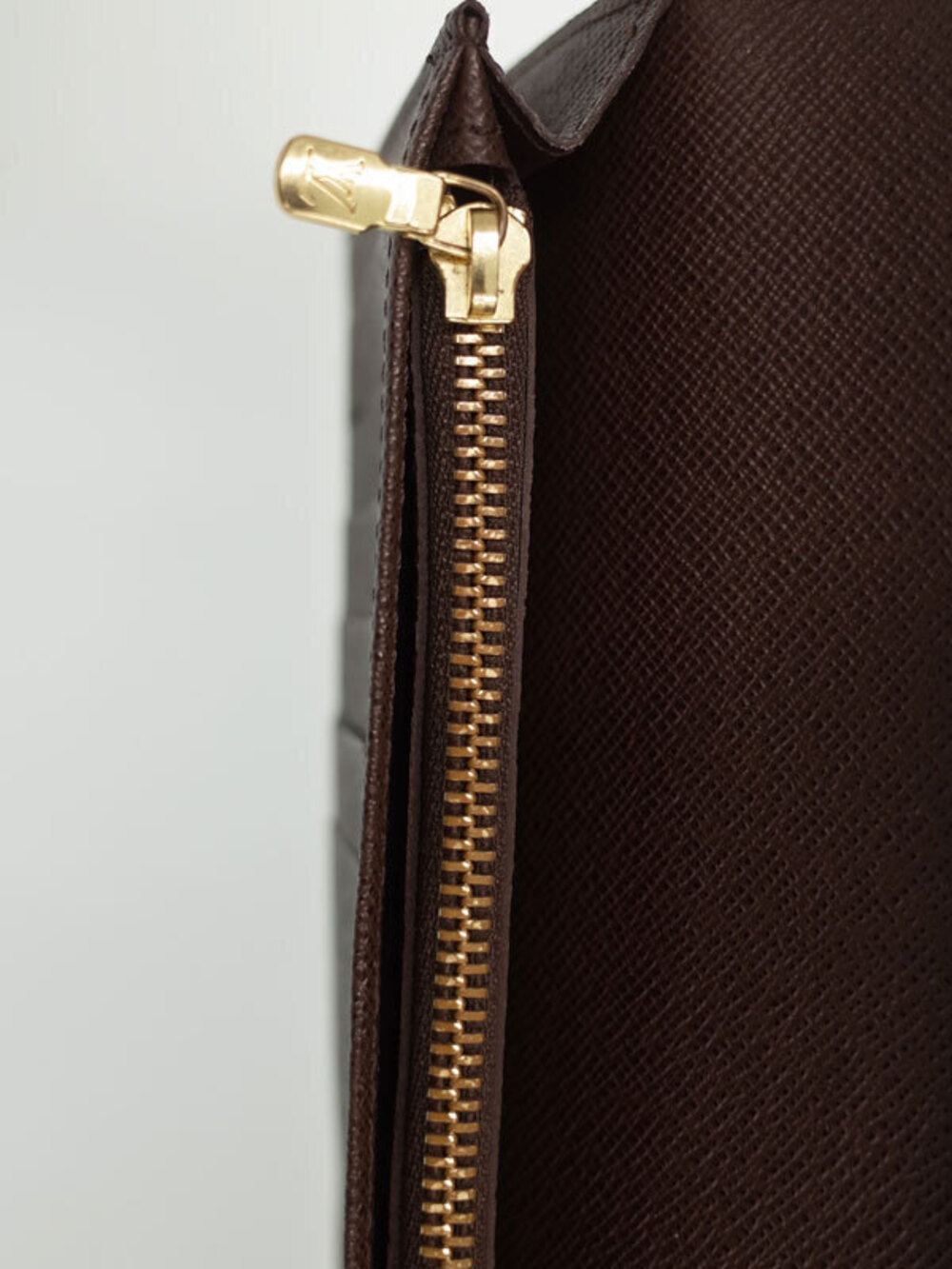 Louis Vuitton Bi Brazza Damier fold Long Portefeuille Wallet Brown - Picture 5 of 5